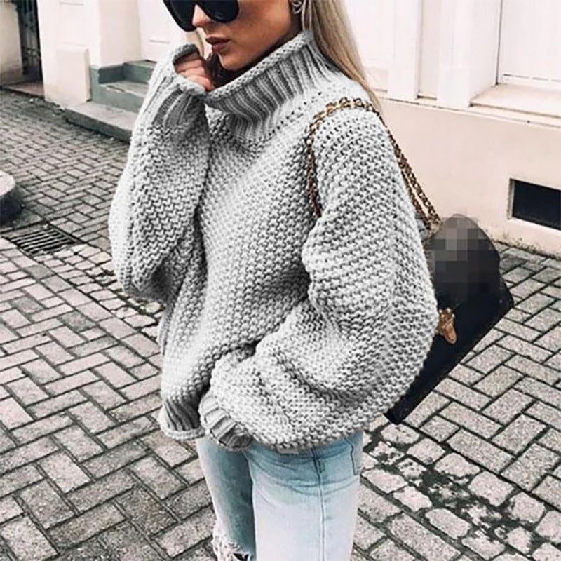 Turtle Neck Oversized Sweater