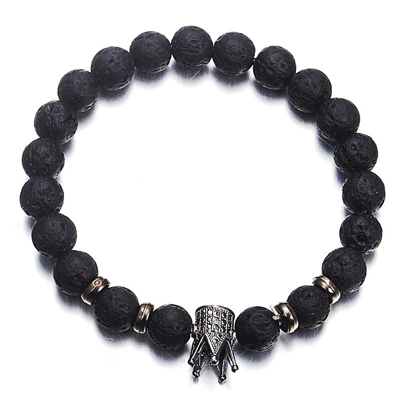 Unisex Lava Stone Bracelet