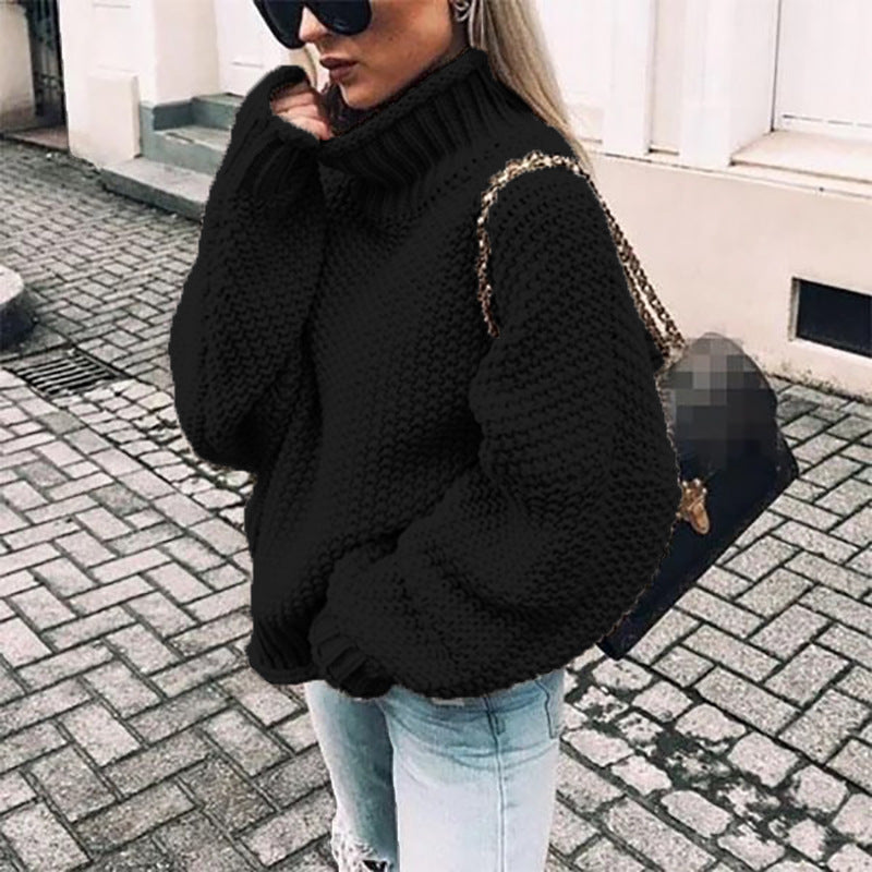 Turtle Neck Oversized Sweater