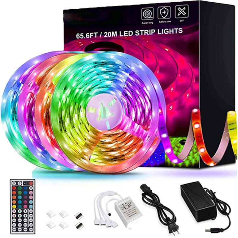 Versatile 20-Meter RGB LED Strip Light Kit!