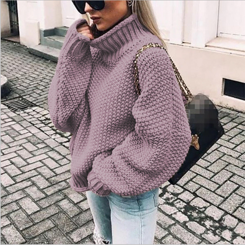 Turtle Neck Oversized Sweater